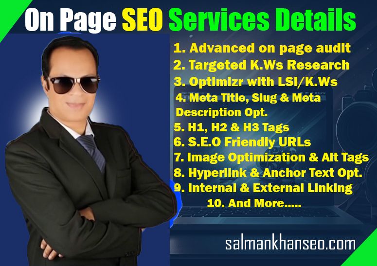 Salman Khan, On Page SEO, Salman Khan SEO,